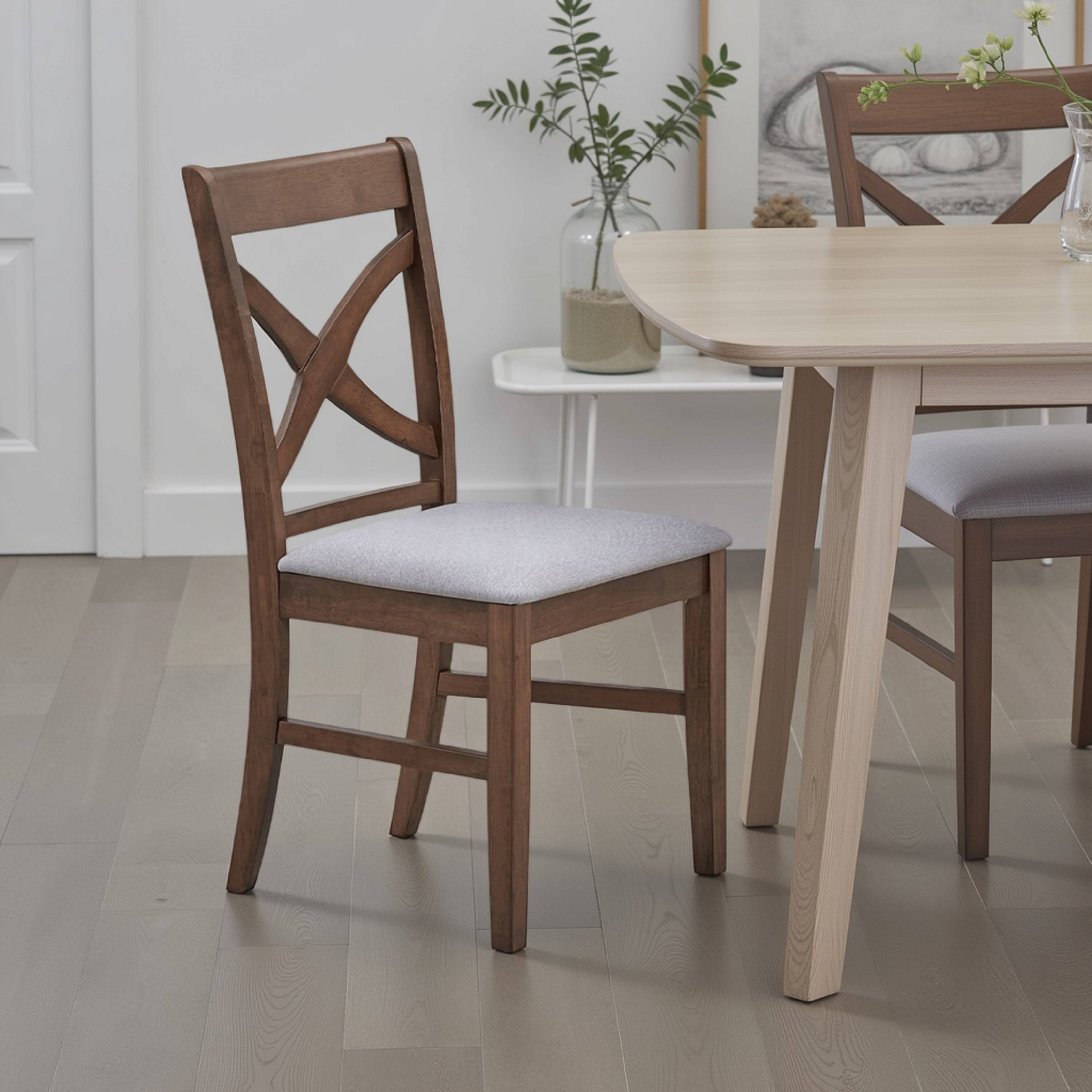 Alt View 5. Manhattan Lane - Feri Side Dining Chair Set of 2 - Brown, Gray.