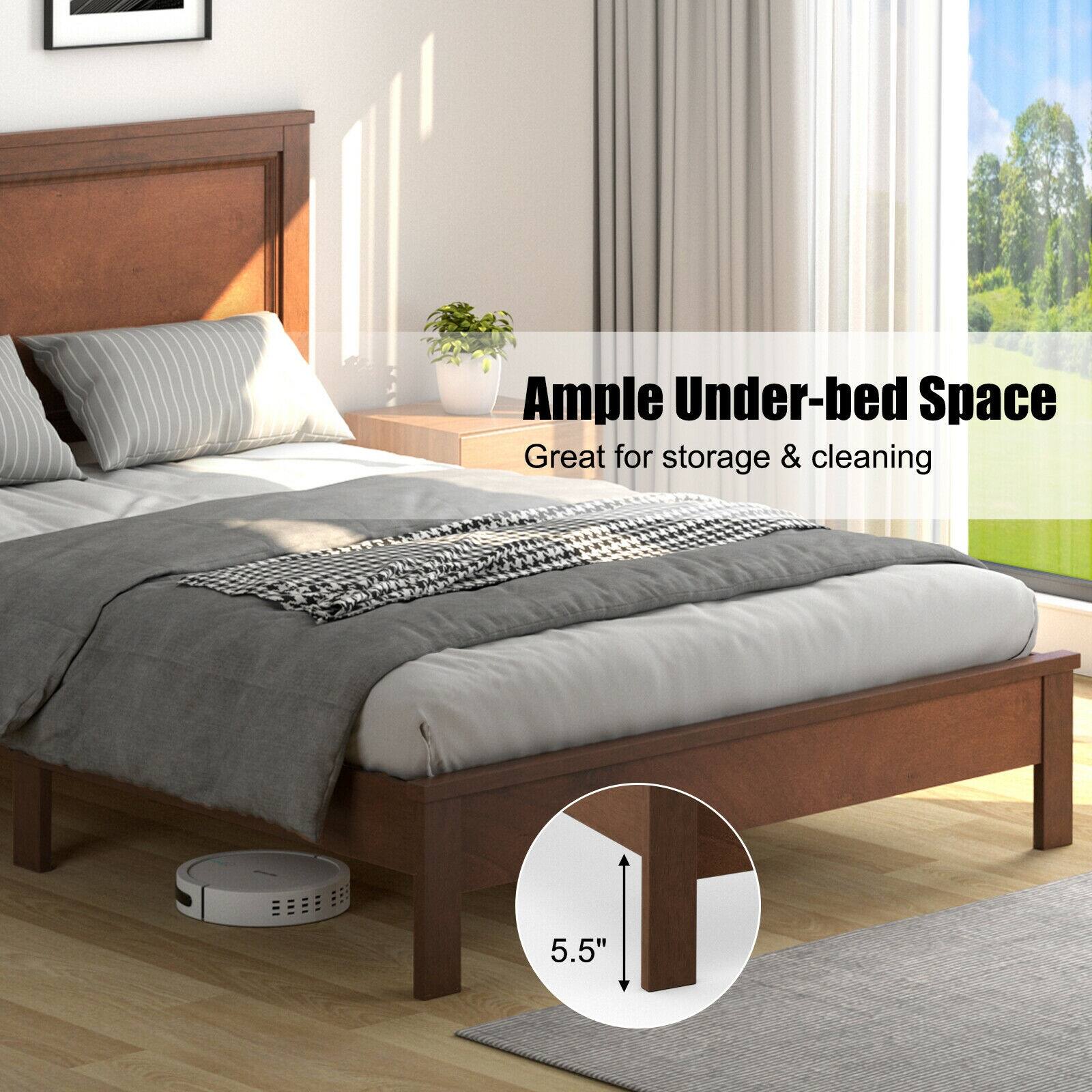Ample Under-bed Space
Great for storage & cleaning
5.5"
