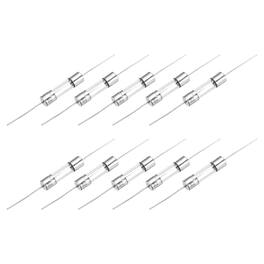Unique Bargains - 10pcs Glass Tube Fuses, Axial-with Lead Wire 5x20mm 8A 250V for Replacing or Repairing Many Home Electronics (F8A)