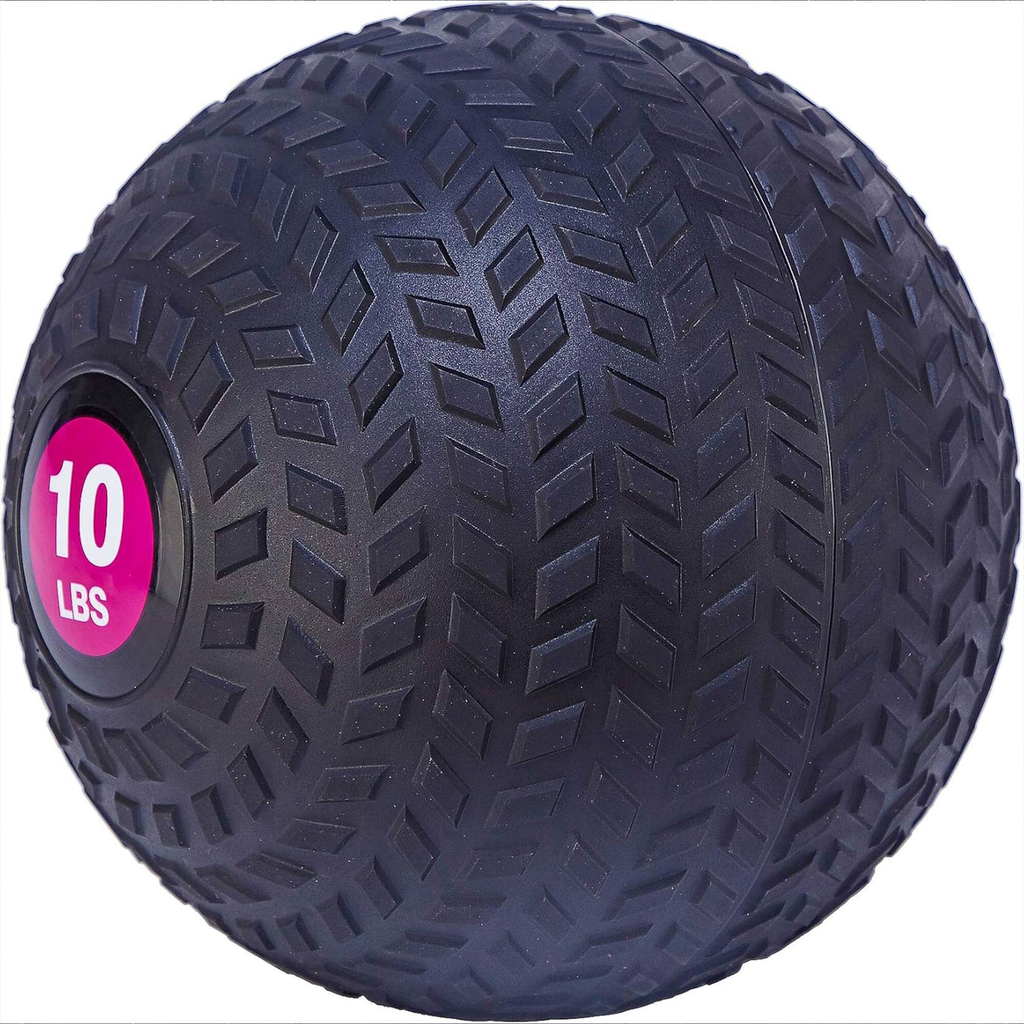Alt View 2. Fitvids - Fitvids 10 Pound Weighted Medicine Ball for Home Gym Training, Fitness, Purple - Purple.