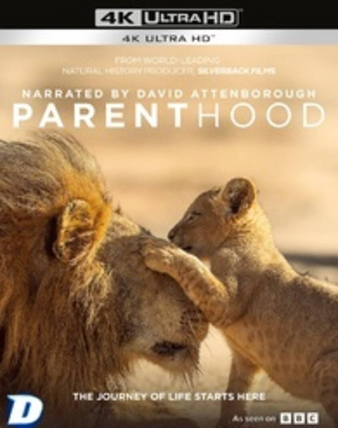 Front. Parenthood Narrated By Sir David Attenborough - All-Region UHD   - 4K Blu-Ray.