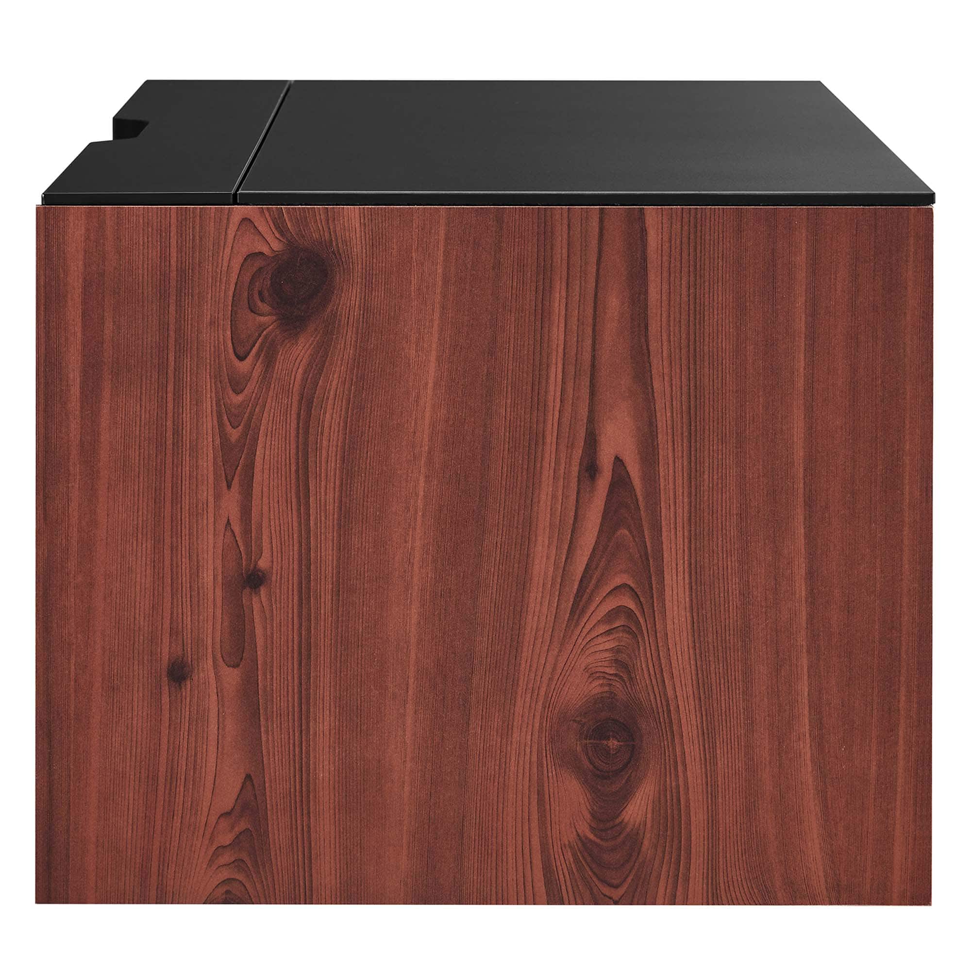 Kinetic 38" Wall-Mount Office Desk With Cabinet and Shelf - Thumbnail 5