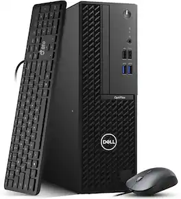 Dell - Refurbished Excellent - OptiPlex SFF Desktop Computer PC | Intel Core i5-10th 3.10GHz | 16GB DDR4 RAM | 500GB HDD | KB & Mouse | WiFi |Window11 - Black