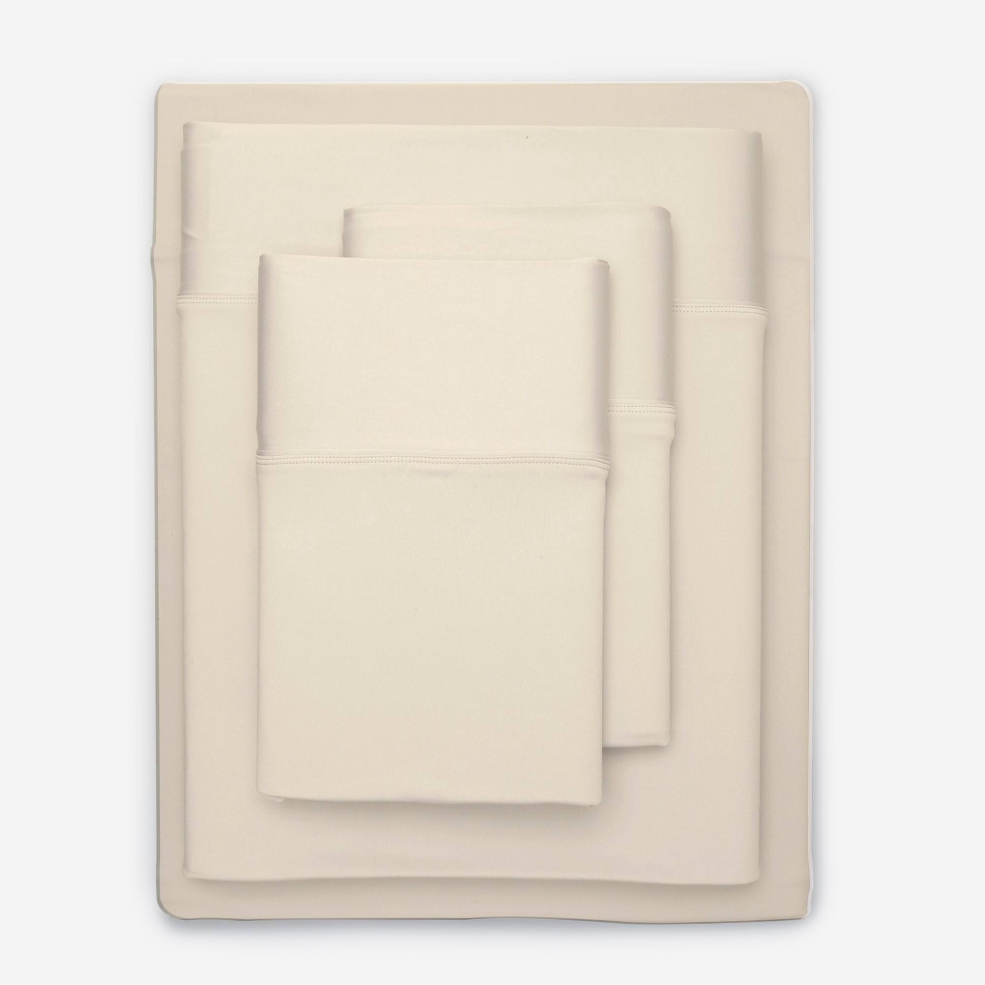 Front. SHEEX - SHEEX Sleep Tech Sheet Set - Full - Ecru.