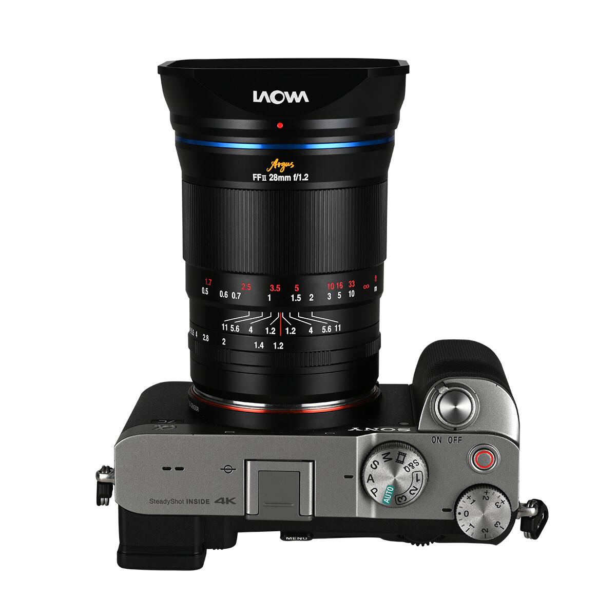 MOVI Argus FFI 28mm 1/1.2 17 05 2.5 0.6 0.7 3.5 1 5 1.5 2 10 16 3 5 33 10 Do I I  28 11 5.6 2 4 1.2 1.2 1.4 1.2 4 5.6 11 10 -- SteadyShot INSIDE 4K BCR ANOE ON OFF M D S S&0 A 1 P AUTO 2 3 4 1 0 T + 2 +3 % E 2