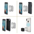 Left Zoom. Scosche - MagicMount Replacement Magnetic Plates Kit for Most Cell Phones - Space Grey.