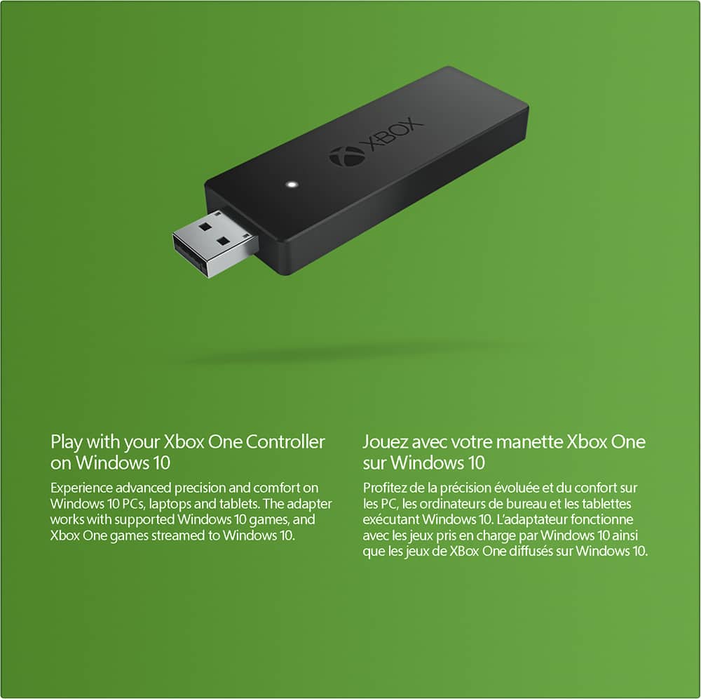 Alt View 15. Microsoft - Xbox Wireless Adapter for Windows - Black.
