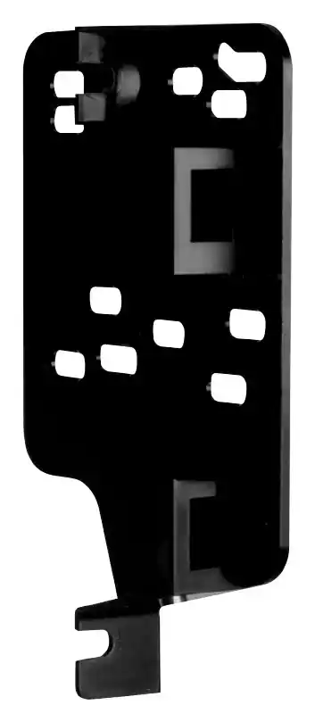 Front. Metra - Dash Kit for Select 2015-2021 Jeep Renegade DIN DDIN - Black.