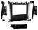 Front. Metra - Dash Kit for Select 2013-2016 Nissan Pathfinder DIN DDIN - Black.