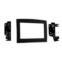 Metra - Dash Kit for Select Dodge Vehicles - Black - Front_Zoom