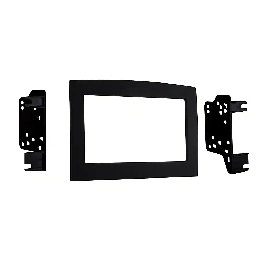 Front. Metra - Dash Kit for Select 2006-2010 Dodge Ram DDIN - Black.