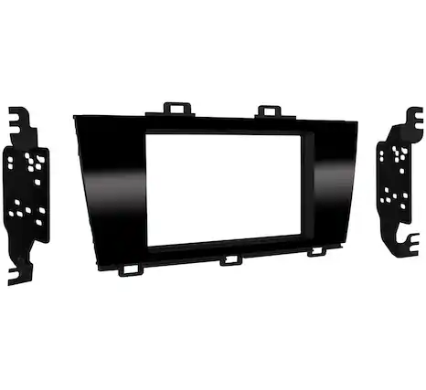Front. Metra - Dash Kit for Select 2015-2019 Subaru Outback DDIN - Black.