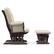 Left. Storkcraft - Tuscany Glider and Ottoman - Espresso/Beige.