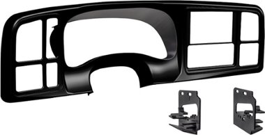 Metra - Dash Kit for Select 1999-2002 GM Full-Size Trucks and SUV's - Black - Front_Zoom