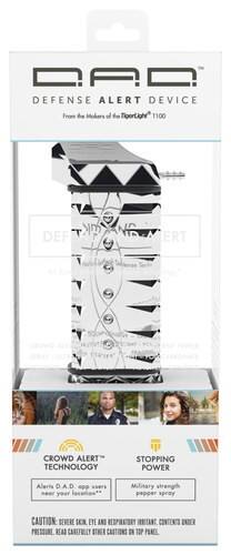 Front. TigerLight - Defense Alert Device Non-Lethal Self-Defense Weapon - Chrome.
