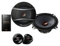 Front Zoom. Pioneer - 5-1/4" 2-Way Component Car Speakers with Multilayer Mica Matrix Cones (Pair) - Black.