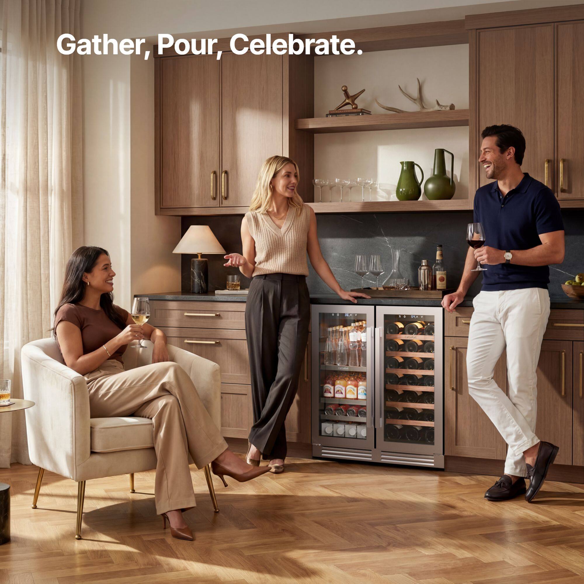 Gather, Pour, Celebrate.