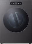 LG - SIGNATURE 9.0 Cu. Ft. Stackable Smart Gas Dryer with Steam and AI Sensor Dry - Brushed Black Steel