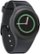 Angle Zoom. Samsung - Geek Squad Certified Refurbished Gear S2 Smartwatch 42mm Stainless Steel - Black Elastomer.