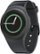 Left Zoom. Samsung - Geek Squad Certified Refurbished Gear S2 Smartwatch 42mm Stainless Steel - Black Elastomer.