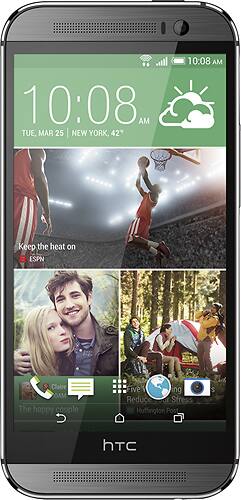  HTC - One (M8) 4G LTE Cell Phone with 32GB Memory - Gunmetal