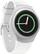 Angle. Samsung - Geek Squad Certified Refurbished Gear S2 Smartwatch 42mm Stainless Steel - White Elastomer.