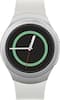 Samsung - Geek Squad Certified Refurbished Gear S2 Smartwatch 42mm Stainless Steel - White Elastomer-Front_Standard