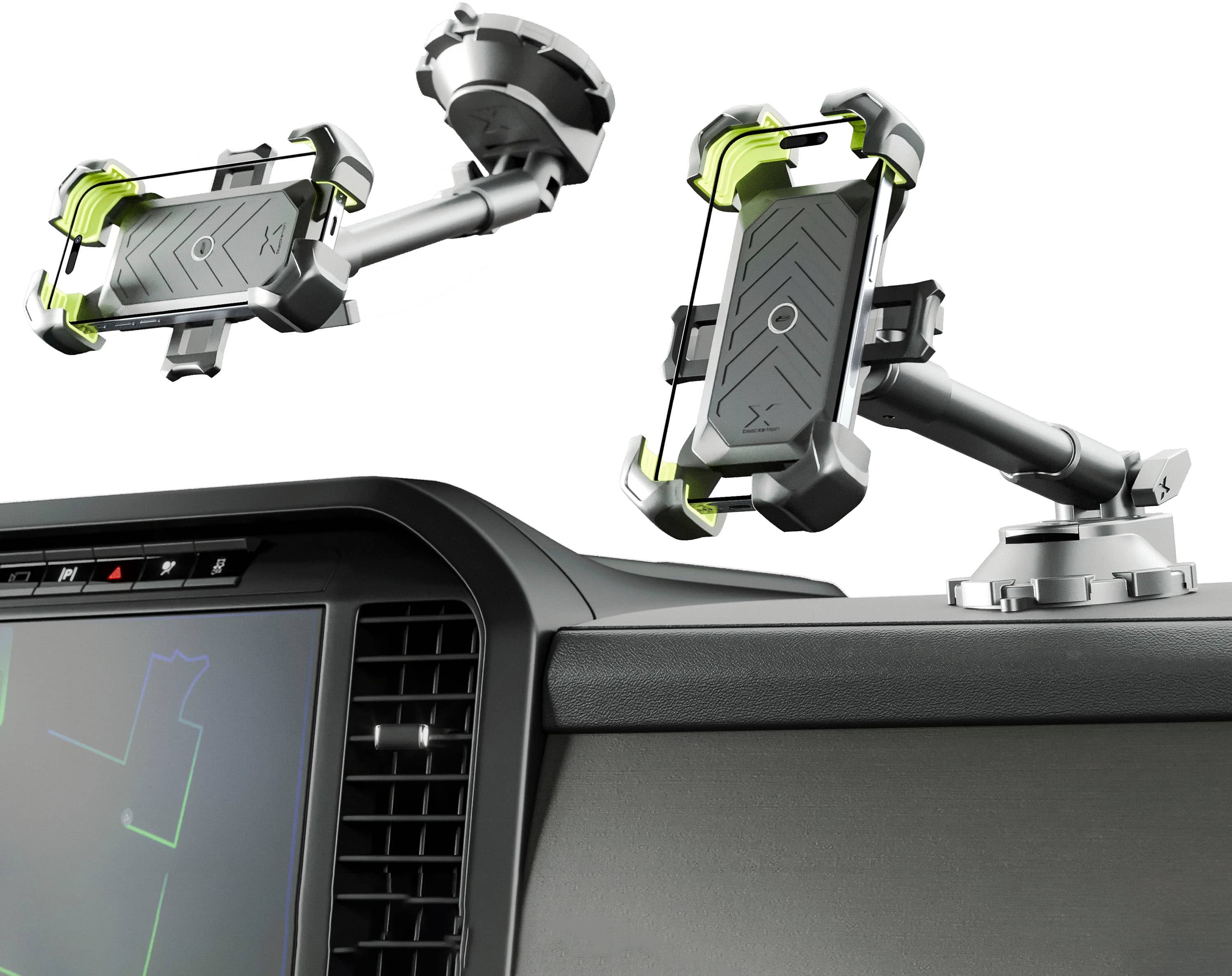 Alt View 13. Bracketron - HD X-LOCK Extend Dash & Window Mount - Black.