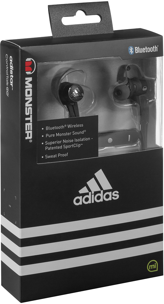 Fangoso Doctor en Filosofía palanca Best Buy: Monster adidas Sport adistar In-Ear Wireless Headphones Black  128648-00