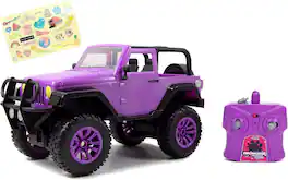 Jada Toys - 1:16 Girlmazing Jeep Wrangler Purple RC Car - COLLECTIBLES - Multicolor