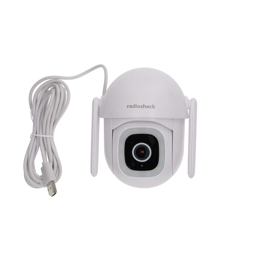 RadioShack - Outdoor Security Camera 3MP 1296P WiFi Pan/Tilt Smart Camera – 6301916