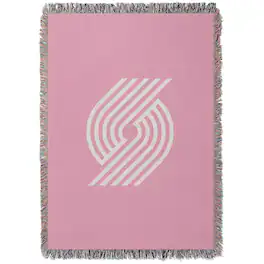 Chad & Jake - Portland Trail Blazers Woven Blanket - Pink
