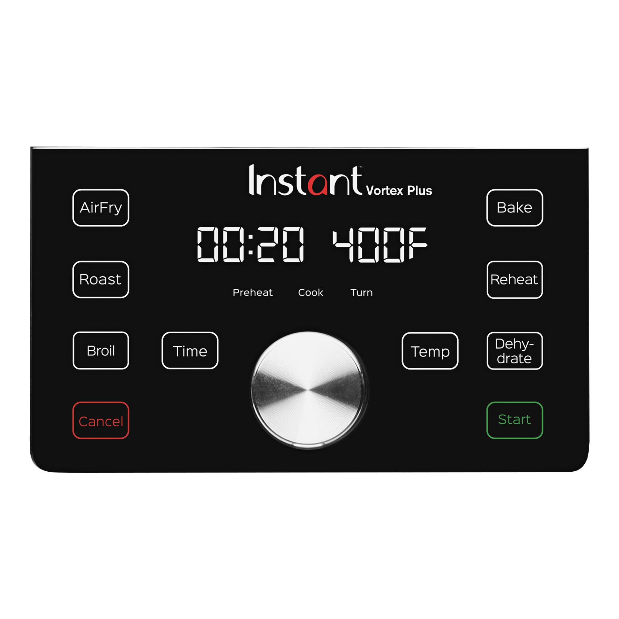 Alt View 12. Instant Pot - 6 Quart Vortex Plus 6-in-1 Air Fryer - Stainless Steel.