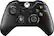 Front. Microsoft - Xbox One Controller and Wireless Adapter for Windows 10 - Black.