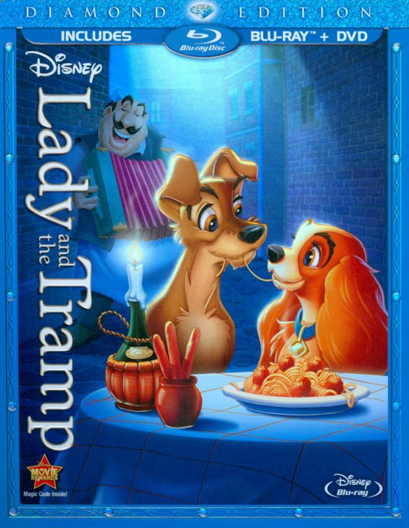  Lady and the Tramp [Diamond Edition] [2 Discs] [Blu-ray/DVD] [1955]