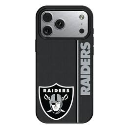 Keyscaper - NFL - Las Vegas Raiders iPhone Magnetic Bump Case - 15 Pro Max - Black