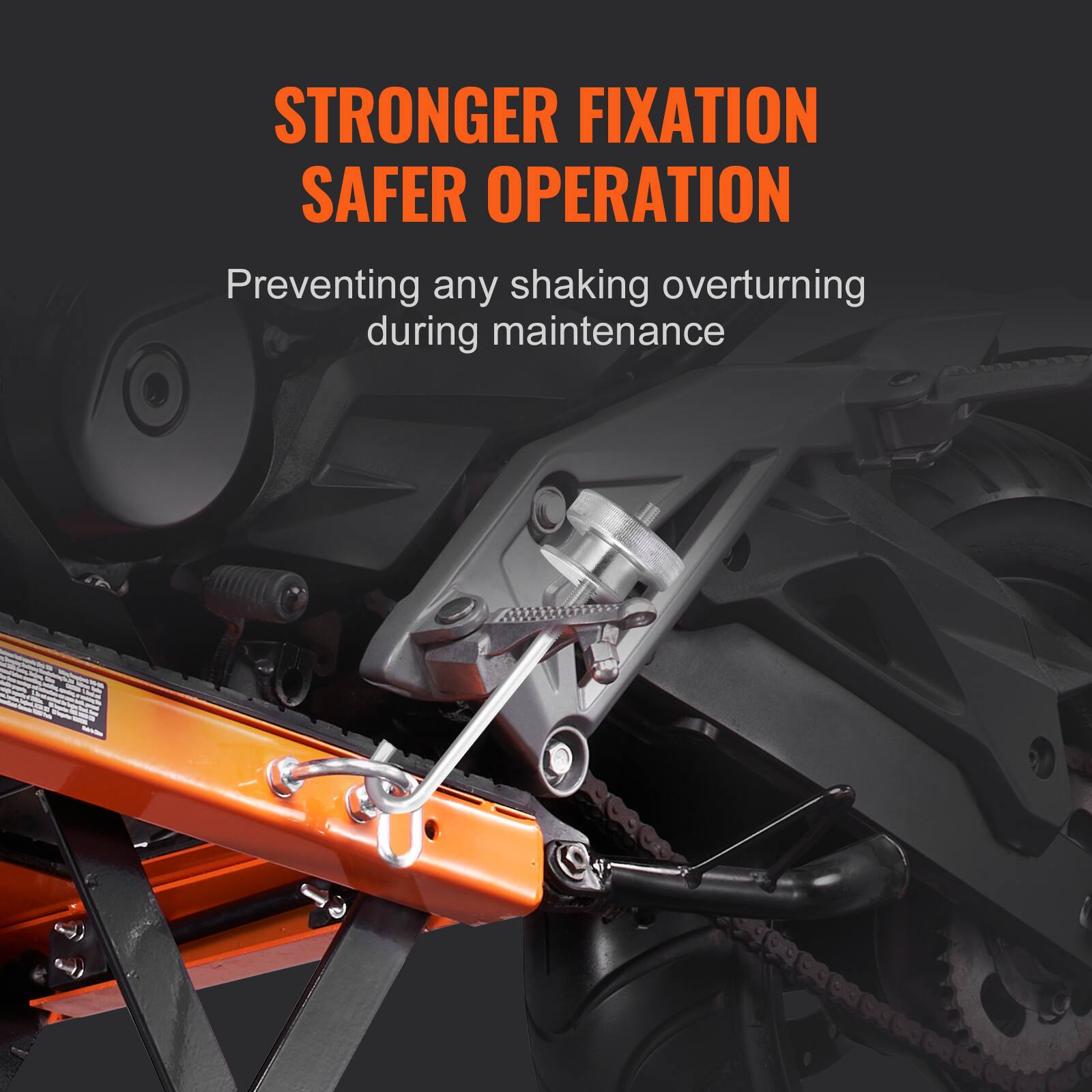 STRONGER FIXATION SAFER OPERATION  
Preventing any shaking overturning during maintenance