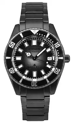 Citizen - Promaster Fujitsubo Super Titanium Dial Automatic Diver's NB6025-59H 200M Men's Watch - Black