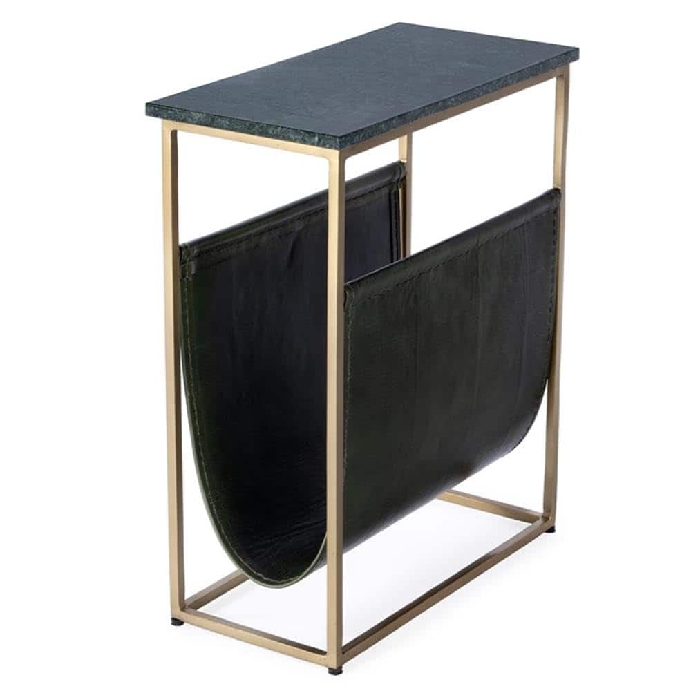 Butler Specialty - Edie Marble & Leather Magazine Side Table - Green price history on PriceWatchPro