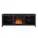 Angle. Walker Edison - 70" Open Storage Fireplace TV Stand for Most TVs Up to 80" - Espresso.