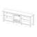 Alt View 15. Walker Edison - 70" Open Storage Fireplace TV Stand for Most TVs Up to 80" - Espresso.