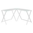 Walker Edison - Corner Computer Desk - White - Larger Front