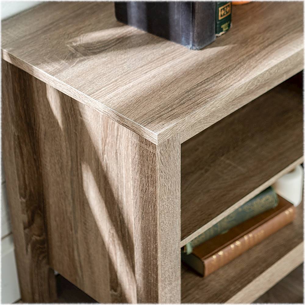Alt View 13. Walker Edison - Modern 70" Open 6 Cubby Storage TV Stand for TVs up to 80" - Driftwood.