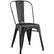 Left. Linon Home Décor - Contemporary Powder-Coated Steel Cafe/Kitchen/Home Office Chair - Natural.