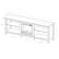 Alt View 12. Walker Edison - Open Storage Fireplace TV Stand for Most TVs Up to 85" - Driftwood.