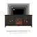Alt View 14. Walker Edison - 58" Transitional Two Glass Door Fireplace TV Stand for Most TVs up to 65" - Driftwood.
