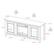 Alt View 16. Walker Edison - 58" Transitional Two Glass Door Fireplace TV Stand for Most TVs up to 65" - Driftwood.