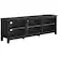 Angle. Walker Edison - Modern 70" Open 6 Cubby Storage TV Stand for TVs up to 80" - Black.