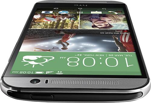 Alt View 11. HTC - One (M8) 4G LTE Cell Phone with 32GB Memory.
