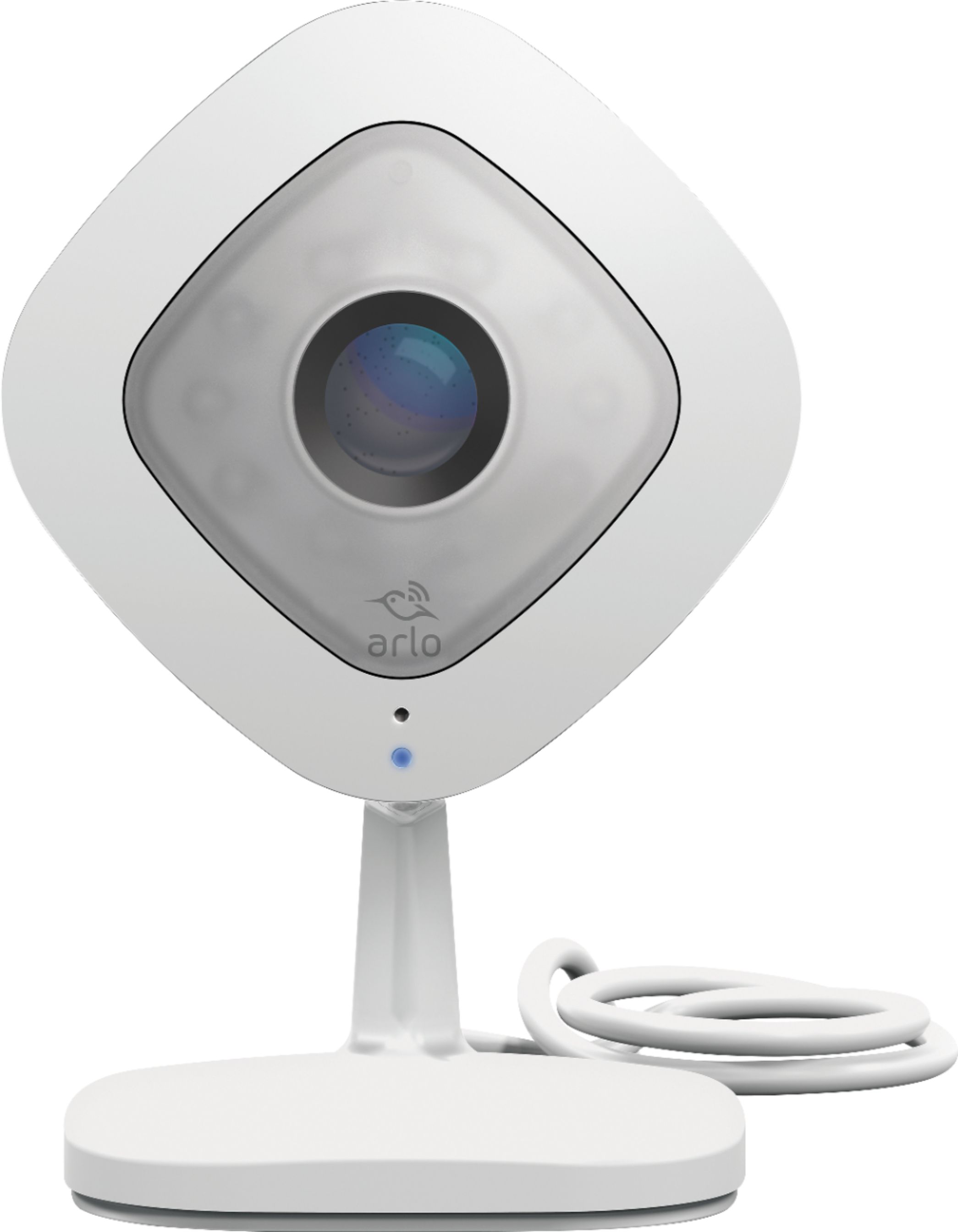 Arlo Q Indoor 1080p Wi-Fi Security Camera White VMC3040-100NAS - Best Buy